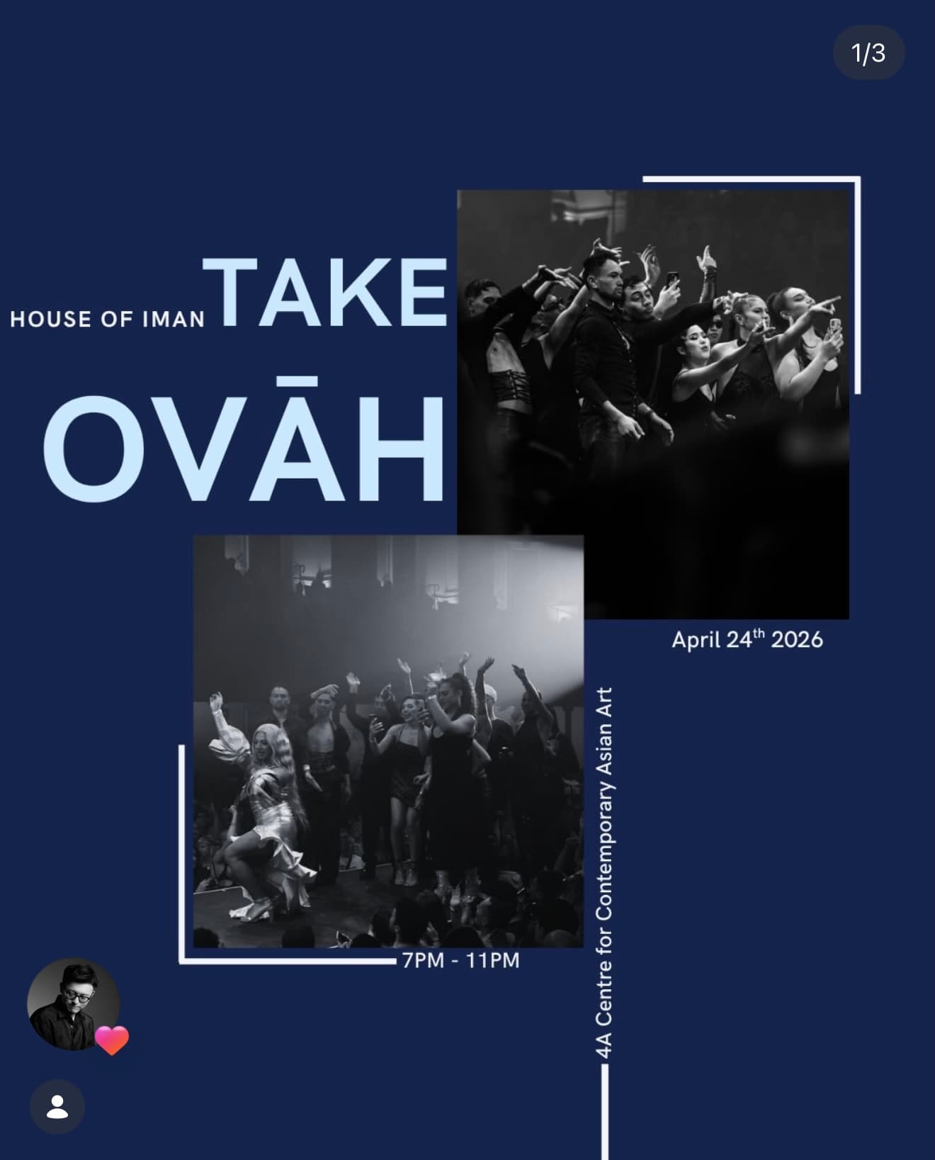 TAKE OVĀH — House of IMAN Vogue Night 活动海报